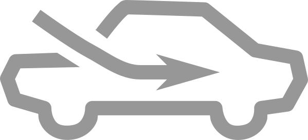 Line diagram of the symbol for an open vent