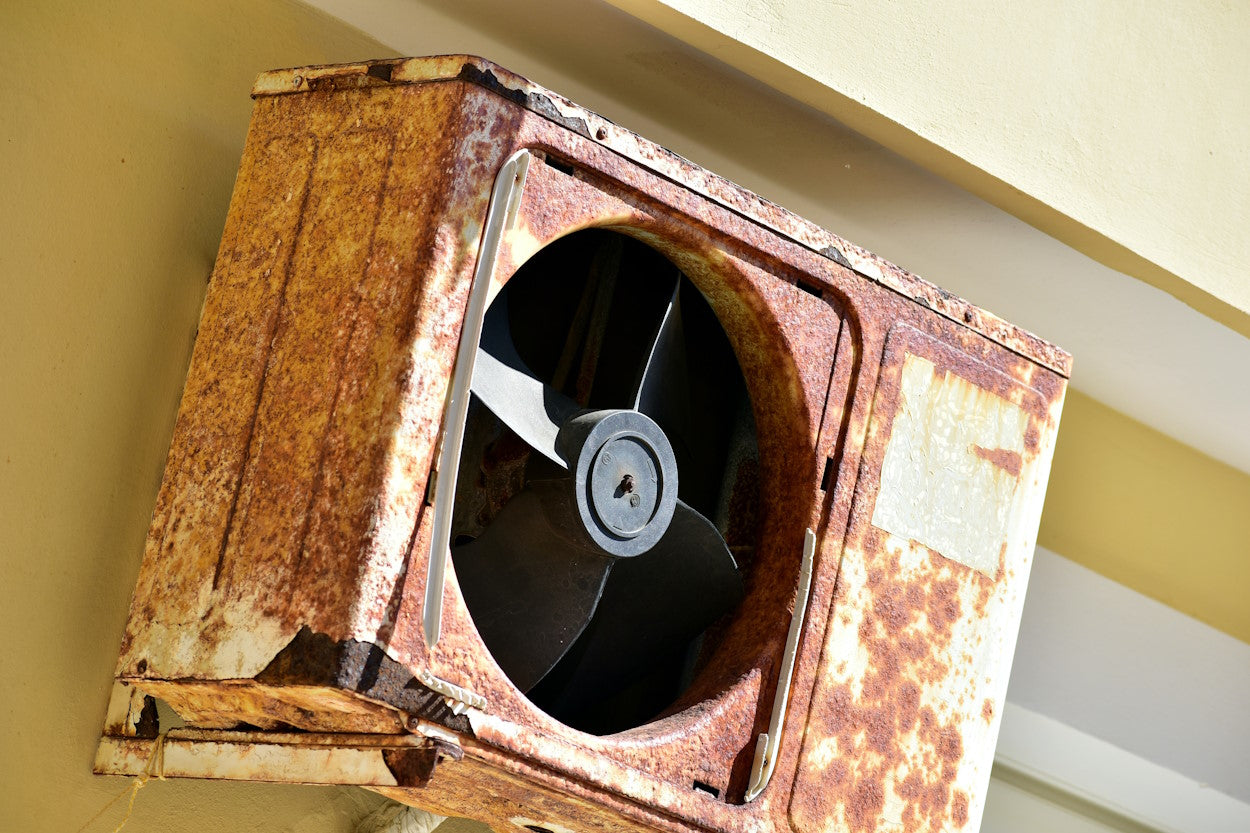 Rusty AC unit